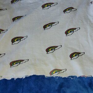 Cloud Nine Rainbow Thermal Long-sleeved Crop Top Medium